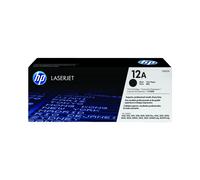 HP Toner LaserJet 12A Q2612A Noir Original - Rendement Standard 2000 pages - Compatibilité HP LaserJet - Fabriqué au Japon