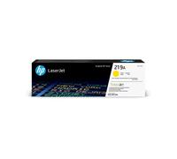 HP Toner LaserJet 219A (W2192A) Jaune - Cartouche Originale, Rendement Standard 1200 pages, 363x96x111mm, 520g - Compatible HP