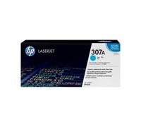 HP Toner LaserJet 307A Cyan CE741A, Rendement Standard 7300 pages, Technologie Laser, 17% Matériaux Recyclés, 492x188x225 mm