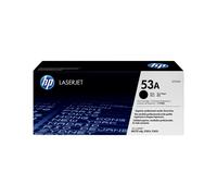 HP Toner LaserJet 53A (Q7553A) Noir Original - Rendement Standard 3000 pages - Pour Imprimantes HP LaserJet - Dimensions (LxPxH): 117x390x168mm