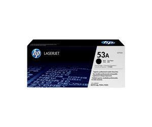 HP Toner LaserJet 53A (Q7553A) Noir Original - Rendement Standard 3000 pages - Pour Imprimantes HP LaserJet - Dimensions (LxPxH): 117x390x168mm