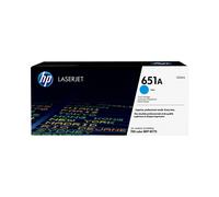 HP Toner LaserJet 651A Cyan CE341A Original – 16000 pages – Impression Laser – Compatibilité HP – 17% Recyclé – 492x188x225mm