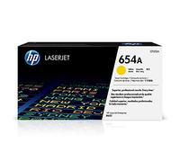 HP Cartouche de toner CF332A (654A) Jaune authentique LaserJet – TVA incluse
