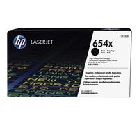 HP 654X toner noir grande capacité LaserJet authentique avec toner ColorSphere