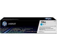 HP 126A CE311A Pack de 1, Toner Authentique, imprimantes HP LaserJet Pro CP1025/M175/M275, Cyan