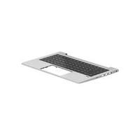 HP Top Cover W/Keyboard BL INTL, W127087982