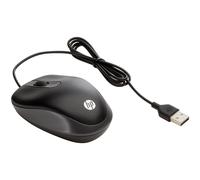 HP Travel - Souris - droitiers et gauchers - optique - 2 boutons - filaire - USB
