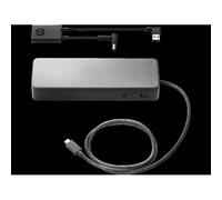 HP Station d'accueil USB-C universelle avec adaptateur 4,5 mm USB 3.0 (3.1 Gen 1) Type-C Noir