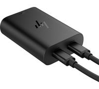 HP USB-C GaN 65W Laptop Charger Black - Alimentation portable compacte