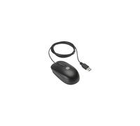 HP USB Optical Scroll Mouse, Ambidextre, Optique, USB, 800 DPI, 100 g, Noir