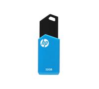 HP v150w Clé USB 32Go USB Type-A 2.0 Noir et Bleu, Format Slide, Compatible Windows, Température Opération 0-60°C - HPFD150W-32