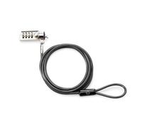 HP Verrou à combinaison, 1,83 m, Verrouillage à combinaison, Acier galvanisé, Noir T0Y15AA