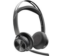 HP Poly Voyager Focus 2 Sans fil Arceau Bureau/Centre d'appels USB Type-C Bluetooth Noir