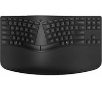 HP Wireless Keyboard 965 Ergonomic, Full Size (100%), Wireless, RF Wireless + Bluetooth, Membrane, Black