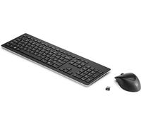 HP Wireless Rechargeable 950MK - Tastatur-und-Maus-Set - avec Scroll-Rädchen - Câbles - 2,4 GHz