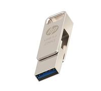 HP Clé USB x206c 256 Go métal OTG USB 3.2 Type-C/Type-A