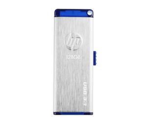 HP x730w lecteur USB flash 128 Go USB Type-A 3.2 Gen 1 (3.1 Gen 1) Bleu, Acier inoxydable