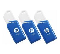 USB 3.1 HP 32 Go X755W Pack de 3 Bleu