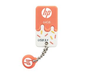 HP x778w lecteur USB flash 64 Go USB Type-A 3.2 Gen 1 (3.1 Gen 1) Orange, Blanc