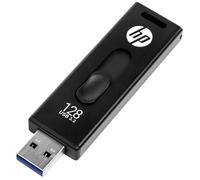 HP x911w - Clé USB 128 Go USB Type-A 3.2 Gen 1, Lecture 500 Mo/s, Ecriture 450 Mo/s, Format Slide, Noir, 22.1x67.3x9.5mm, 156g