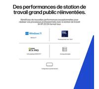 HP Z2 Tower G1i Intel Core Ultra 9 285 64 Go DDR5-SDRAM 1 To SSD Windows 11 Pro Station de travail A