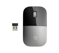 HP Z3700 Silver 2.4 GHz USB Slim Wireless Mouse with Blue LED 1200 DPI Optical S