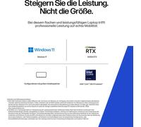 HP ZBook 8 G1i Mobile Workstation - Intel Core Ultra 9 285H - vPro Enterprise - Win 11 Pro - Arc 140T - 64 Go RAM - 1 TB SSD NVMe, TLC - 35.6 cm (14") IPS 2560 x 1600 (2.5 k) @ 120 Hz - Wi-Fi 7, Bluet