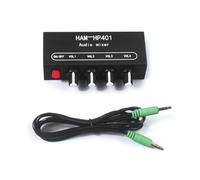 HP204 Amplificateur de casque stéréo 4 entrées 1 sortie Distributeur mixte auditif
