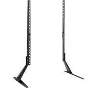 Hp49L Support Tv Pour Écran 23-75" Hauteur Réglable Sur 2 Niveaux Pied Tv Avec Protection En Mousse Eva Support Tv Avec Charge Jusqu'À 40 Kg