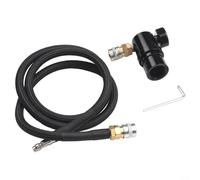 HPA pour MR pour régulateur Gen2 Sortie réglable 40-150 PSI 800 PSI Entrée maximale avec coupleur Foster Tuyau à distance pour réservoirs SLP Filetage G1/2-14 Tuyau en option métal de taille compacte