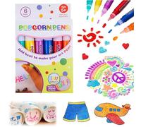 Hpbaggy Stylos Gonflés Magiques, Stylos à Popcorn Magiques, Magic Puffy Pens Bubble Pen, Stylo Pop Corn Magique, Utilisé pour la Peinture, l'écriture de Cartes de Vœux, les Graffitis