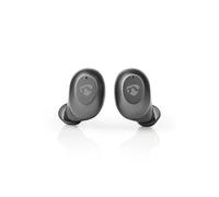 Nedis HPBT5056GY - Écouteurs sans fil avec micro - intra-auriculaire - Bluetooth - gris Gris