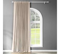 HPD Half Price Drapes BOCH-120601-120-DW Rideaux occultants Extra Larges 100 x 120 cm (1 Panneau), Gris œuf