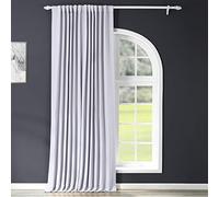 HPD Half Price Drapes BOCH-144105-96-DW Lot de 1 Rideau occultant Extra Large pour Chambre à Coucher et Salon Gris Brouillard 254 x 243,8 cm (l x L)