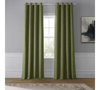 HPD Half Price Drapes BOCH-LN18520-96-GR Rideaux occultants à œillets pour Salon et Chambre à Coucher, 127 x 243 cm, Vert Toscane