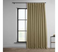 HPD Half Price Drapes Extrawide BOCH-LN18538-96-DW Rideaux occultants pour Salon 254 x 243,8 cm Imitation Lin (1 Panneau) Nomad Tan