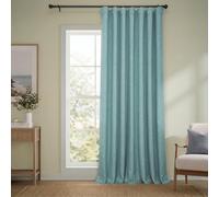 HPD Half Price Drapes Rideaux occultants en Lin synthétique pour Chambre à Coucher, 304,8 cm de Long (1 Panneau), 254 X 304,8 cm (l x L), Extra Larges pour Salon, décoration d'intérieur, Chardon de