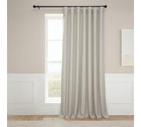 HPD Half Price Drapes Rideaux occultants en Lin synthétique texturé pour Chambre à Coucher, 213 cm de Long (1 Panneau), 254 x 213,4 cm (l x L), pour Salon, décoration d'intérieur, Brun chaume