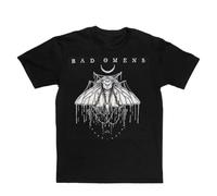 HPDFRRUYIOO Bad Omens 'Moth' T-Shirt Short Sleeve ShirtBlackM