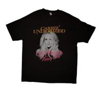 HPDFRRUYIOO Carrie Underwood The Cry Pretty Tour 360 T Shirt Gift for Fans MusicBlackM