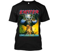 HPDFRRUYIOO Exciter Long Live The Loud Canadian Heavy Music Vintage Logo T-SHIRTBlackM
