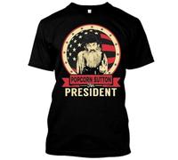 HPDFRRUYIOO Limited NWT! Popcorn Sutton for President T-shirtBlack3XL