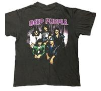 HPDFRRUYIOO Vintage Deep Purple Band in Concert Shirt UnisexBlackS