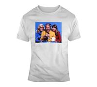 HPDFRRUYIOO WKRP in Cincinnati Johnny Fever Loni 70s TV Fan T ShirtWhiteS