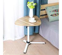 HPDOP Bureau pour Ordinateur Portable, Lit avec Table pour Ordinateur Portable, Table D'Appoint pour Canapé, à roulettes, RéGlable en Hauteur, IdéAl pour La Maison Et Le Bureau,Triangle-A-01