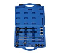 HPDTZ Kit d'outils de siège d'étanchéité pour injecteur, fraise et brosses professionnelles pour le nettoyage de la baie d'injecteur, de la tige et du siège, kit complet en acier au carbone