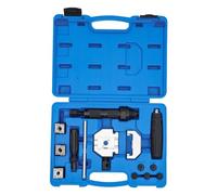 HPDTZ Outil de sertissage, kit d'outils de sertissage, évaseur hydraulique mobile pour conduites de frein, kit d'outils de sertissage, tuyau en acier, mallette de 26 cm