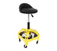 HPDTZ Tabouret roulant réglable, chaise de réparation pour atelier et atelier de voiture, siège d'atelier rotatif à 360° réglable en hauteur pour ateliers, bureaux et lieux de travail