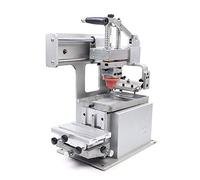 HPDTZ Tampon en silicone pour imprimante - Logo - Impression manuelle - 80 x 120 mm - Surface d'impression 100 x 150 mm - Plaque en acier de 35 mm de diamètre - Pour bouteilles, gobelets, étiquettes