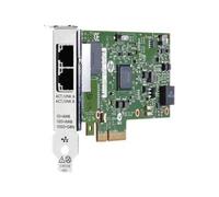 HPE 361T - Adaptateur réseau - PCIe 2.0 x4 profil bas - Gigabit Ethernet x 2 - pour ProLiant DL360 Gen10, DL388p Gen8